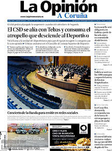 Periodico La Opinión Coruña