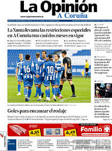 Periodico La Opinión Coruña