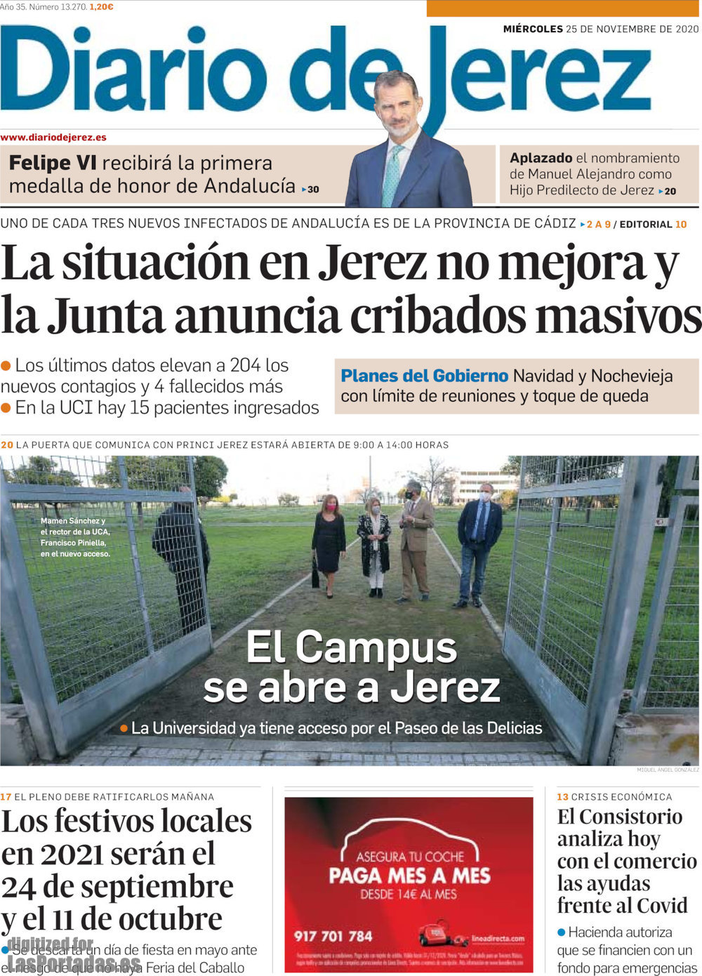 Periodico Diario De Jerez - 25112020