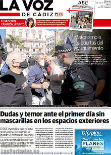 Periodico La Voz de Cádiz