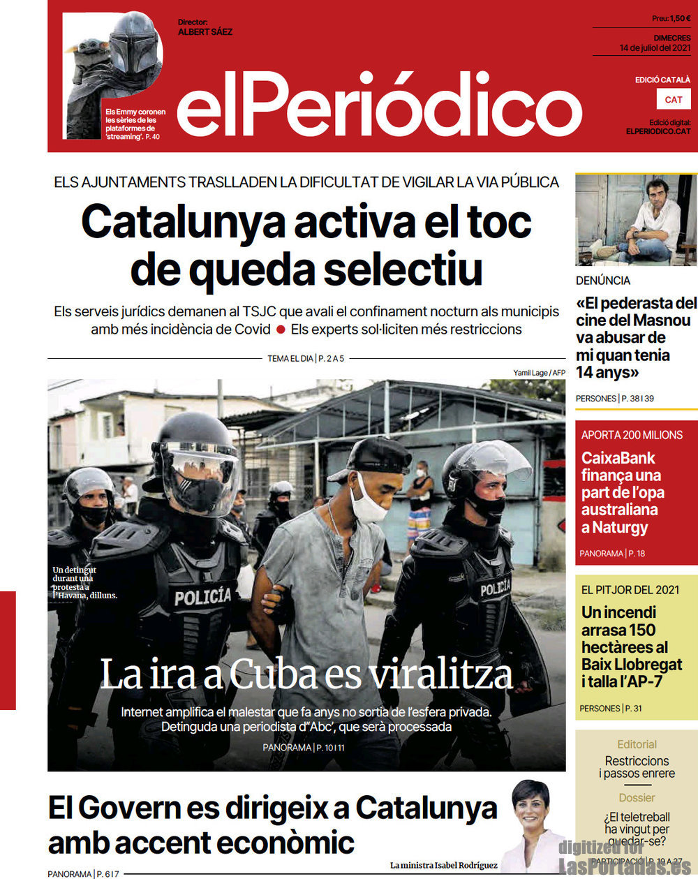 Periodico El Periódico de Catalunya(Català) - 14/7/2021