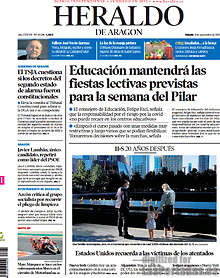 Periodico Heraldo de Aragon