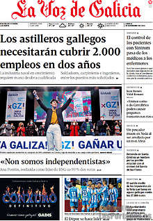 Periodico La Voz de Galicia