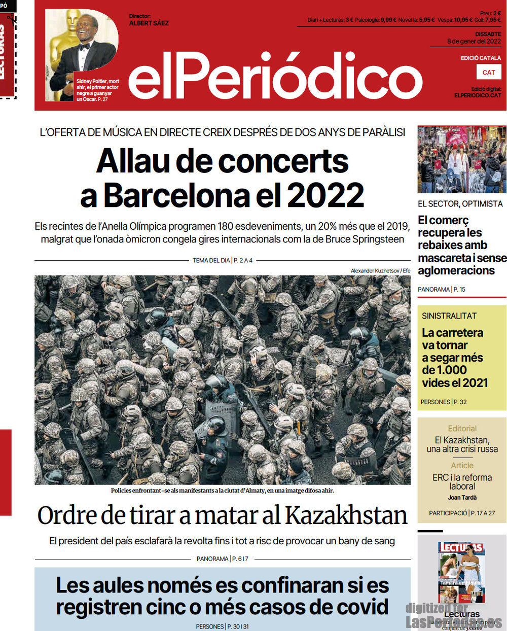 Periodico El Periódico de Catalunya(Català) - 8/1/2022