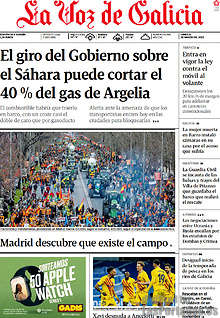 Periodico La Voz de Galicia