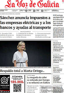 Periodico La Voz de Galicia