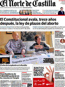 Periodico El Norte de Castilla