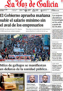 Periodico La Voz de Galicia