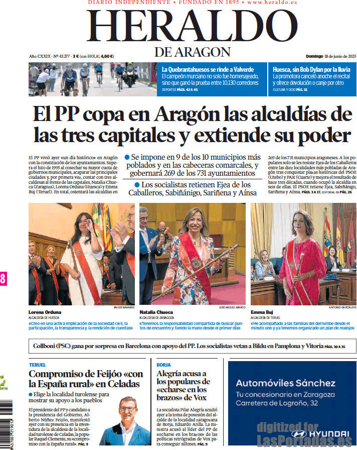 Periodico Heraldo De Aragon 1862023 9762