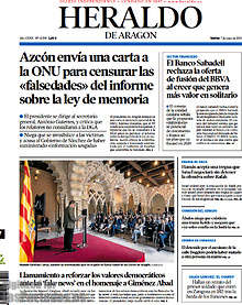 Periodico Heraldo de Aragon