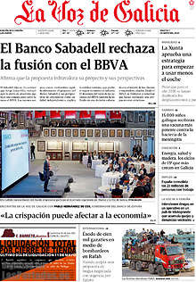 Periodico La Voz de Galicia