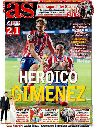 Portada diario AS