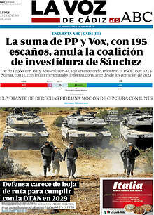 Periodico La Voz de Cádiz