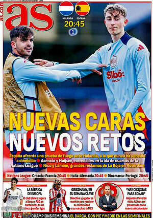 Portada diario AS