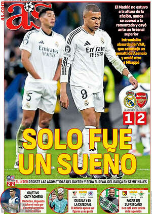 Portada diario AS
