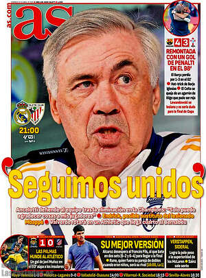 Portada diario AS