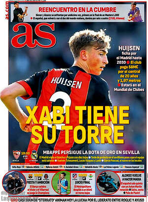 Portada diario AS