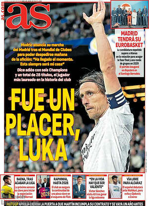 Portada diario AS