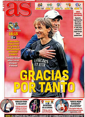 Portada diario AS