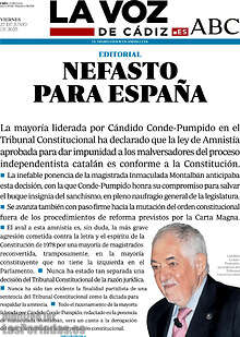 Periodico La Voz de Cádiz