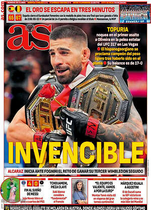 Portada diario AS