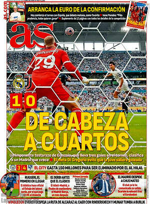 Portada diario AS