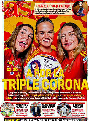 Portada diario AS