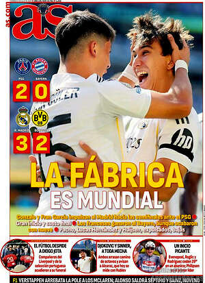 Portada diario AS