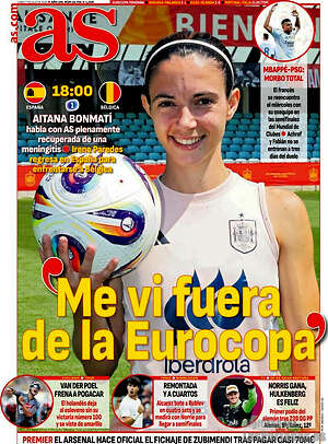 Portada diario AS