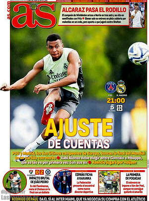 Portada diario AS