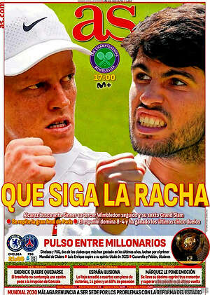Portada diario AS