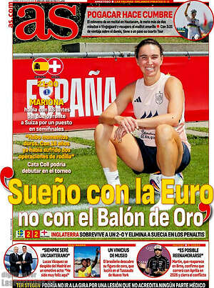 Portada diario AS