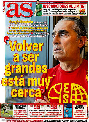 Portada diario AS