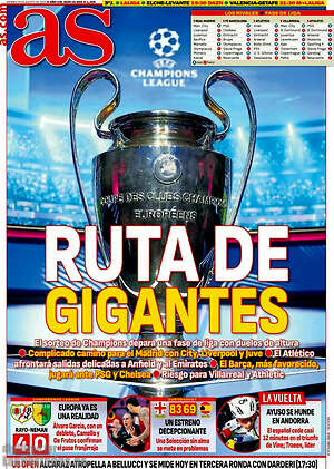 Portada diario AS