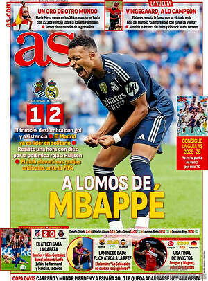 Portada diario AS
