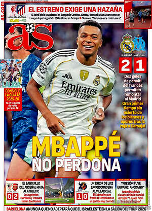 Portada diario AS