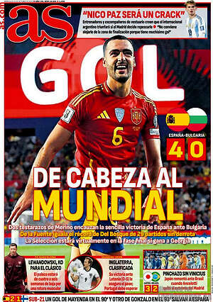 Portada diario AS