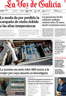 Periodico La Voz de Galicia