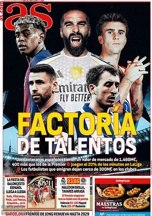 Portada diario AS