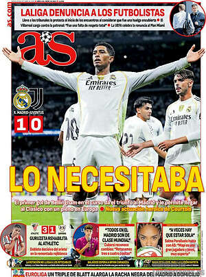 Portada diario AS