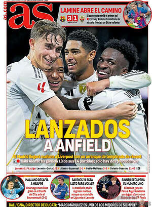 Portada diario AS