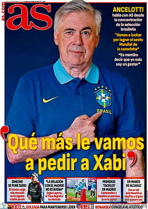 Portada diario AS