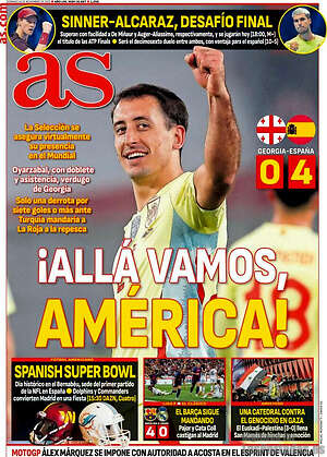 Portada diario AS