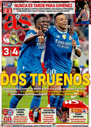Portada diario AS