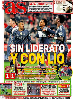 Portada diario AS