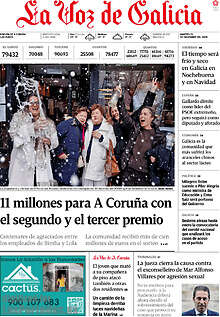 Periodico La Voz de Galicia