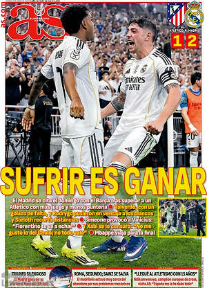 Portada diario AS