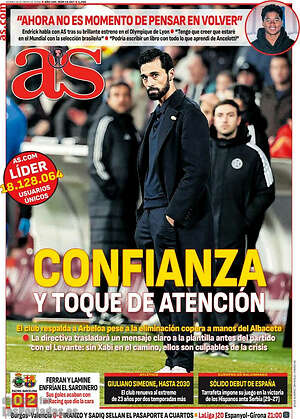 Portada diario AS