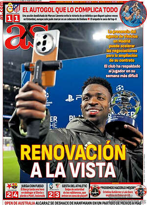 Portada diario AS