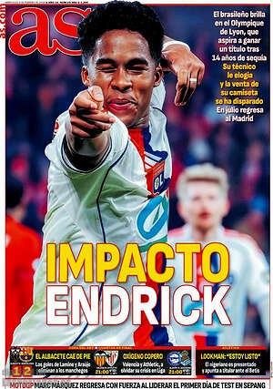Portada diario AS